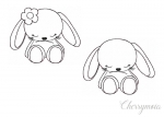 Sleeping Rabbit Doodle